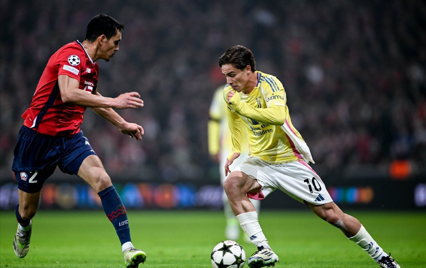 里尔球员在周末的比赛中展现出技压群雄