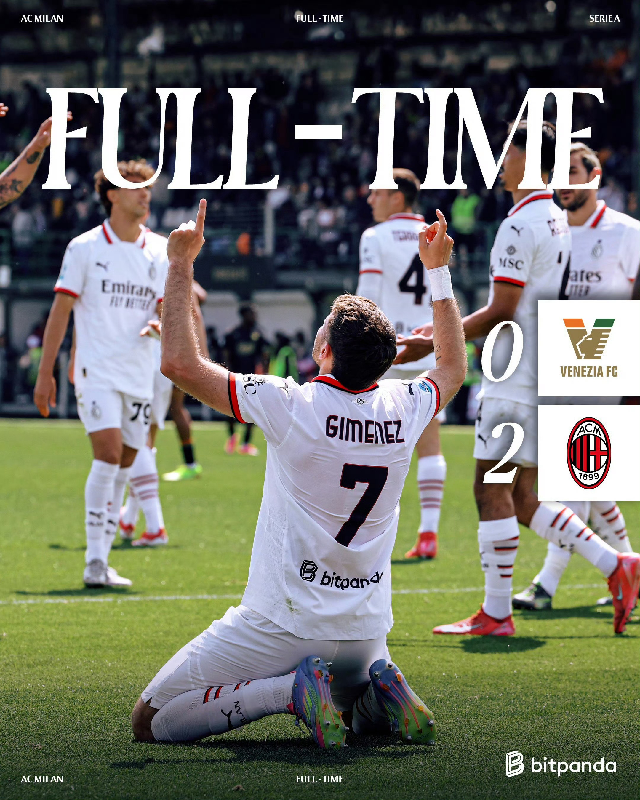 关于AC米兰继续胜利，领跑意甲积分榜的信息